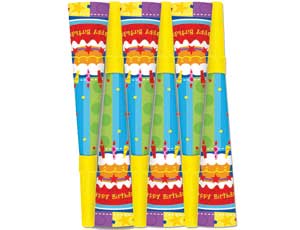 Горн "Торт Birthday", 6 шт.