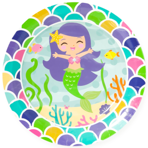 Тарелки "Милая Русалочка" 18 см, 6 шт./6225046