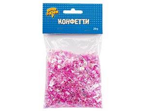 Конфетти "Микс перламутр розовые" 20 гр. 1501-4104