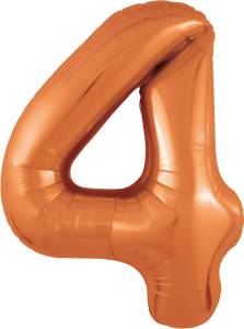 Цифра 4 - 40" Slim Папайя  (Россия) / 1207-5545