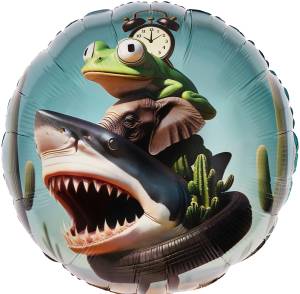 18" Круг, Мемы, дизайн №2 (Китай) / 27651