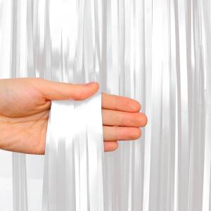 Занавес "Дождик" Белый 2м*1м (Китай) 20226-КТ