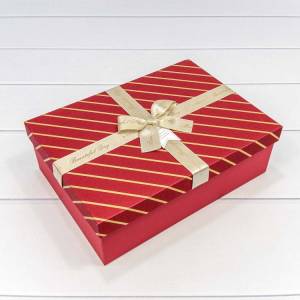 Коробка 26*19*8 см "Beautiful Day" красный