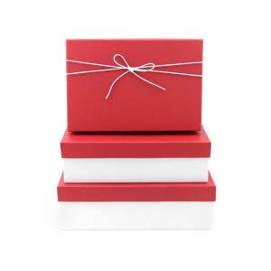 Коробка 27*19*8 см "Элегантность" красная