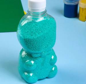 Песок "Изумруд" в бутылке 500гр.