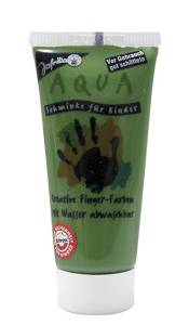 Набор красок для лица и тела с глиттером Зеленая 40мл. Туба (Германия)