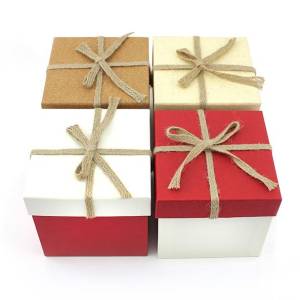 Коробка 13*13*13 см "Рустик" 