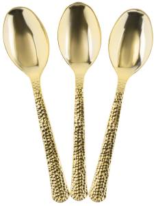 Ложки "Арт деко" золото металлик 17,5 см., 10 шт. / 6234094