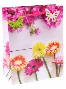 Пакет подарочный М/ПКП-6322 18*23*8 см с ламинацией