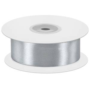 Лента атлас серебро 50 мм*22,85 м / 50059