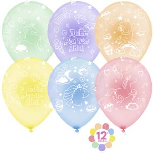 12" С ДР, Хрустальная сказка, кристалл (Китай)/ 50 шт 612714