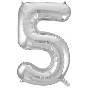 Цифра "5" -   40/серебро/ Китай