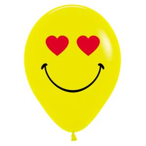 Смайл влюбленный 12" пастель (Колумбия)
