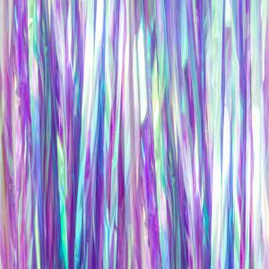 Занавес "Дождик" Хамелеон, Сиреневый голография 2 м* 1м. (Китай) 6014393