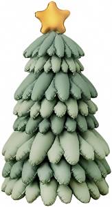 3D Новогодняя елка, зеленый сатин 51" (Китай) / 26691