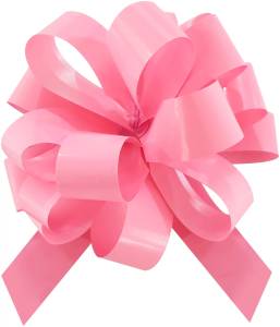 Бант-шар лаковый Розовый 10 см. / 661105