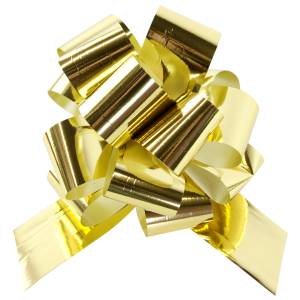 Бант металлик Золото 19 см.