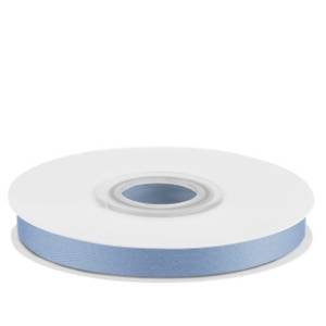 Лента атлас нежно-голубой 7 мм*22,85 м/07020