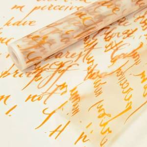 Пленка прозрачная Письмо ЗОЛОТО 70 см*7,5 м./1150-70