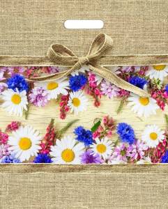 Пакет вырубной Цветочный мешочек 40*31