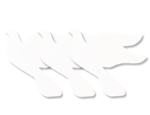 Фигура мягкая "Голубь белый" 23 см (5 шт)