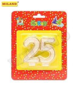 Свеча для торта "Цифра 25"