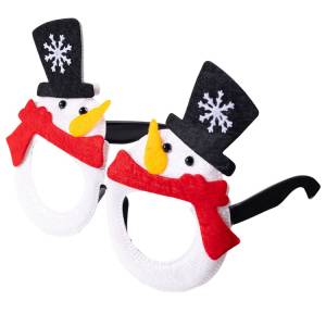 Очки "Снеговик" блеск /1501-6725