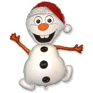 Снеговик в шапочке