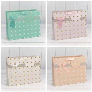 Пакет подарочный 32*26*13 см. "Леди" (микс) / 000154СА