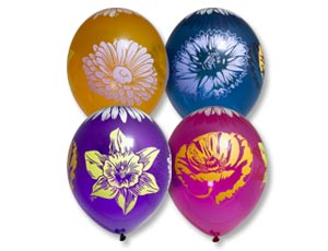 Цветы многоцвет. кристалл 14" 1103-1468