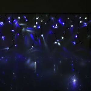 Гирлянда "Бахрома"улич. 2*06 м.1080151 бело-синий