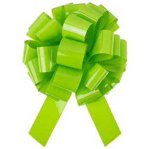 Бант лаковый Салатовый 36 см / 661069