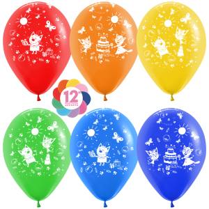 Три кота (подарки) 12" 50 шт. (Колумбия) 354200