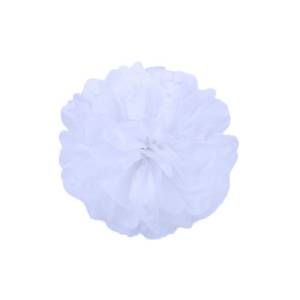 Помпон из бумаги 25 см (белый)