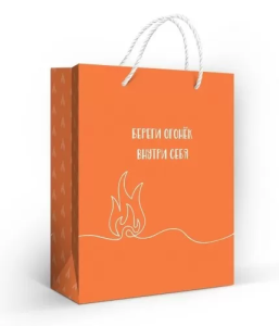 Пакет подарочный (М) 23*18 см / 10000220