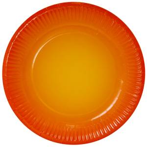 Тарелка  "Оранжевый , Градиент" 9 дюйм. 6 шт.