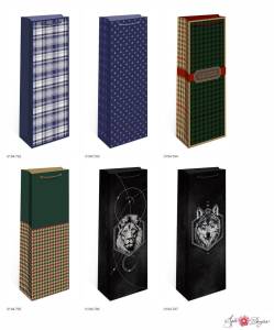 Пакет подарочный 12*36*8,5 см. под бутылку /0194.796 /0194.795 / 0194.793/0194.797/0194.794/0194.792