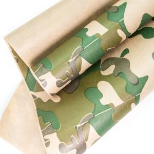 Крафт-бумага Камуфляж ХАКИ 70 см*10 м./72009