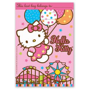 Пакет п/э Hello Kitty 8 шт.