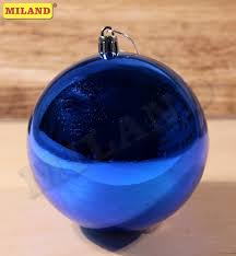 Набор шаров "Праздничное настроение" 10 см, 2 шт. СИНИЙ