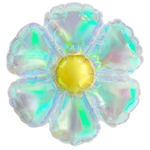 24" Цветок Ромашка, прозрачный хамелеон (надув воздухом) / Китай 24900