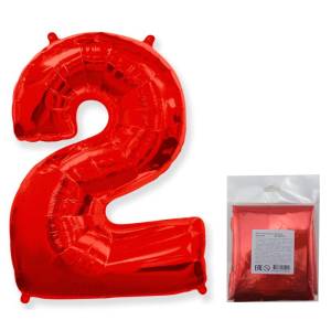 Цифра "2" - красная в упак/ Flexmetal 1207-4185