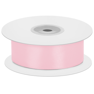 Лента атлас пудрово-розовый 25мм*22,85м