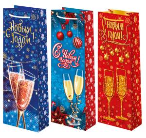 Пакет подарочный 12*36 см/ ч44302