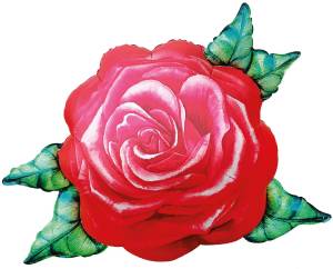 32" Роза Акварельная, красная / Китай 27335