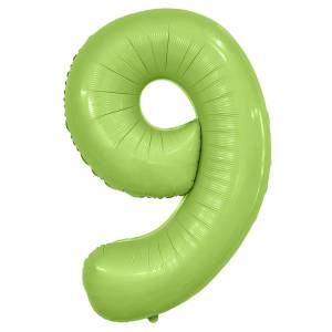 Цифра 9 - 40" Slim Фисташка сатин (Россия) / 1207-5114