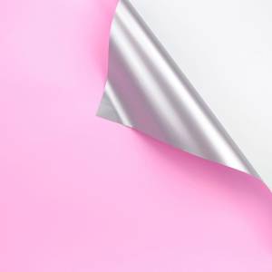 Пленка матовая Яркая Розовый/Серебро 0,58*10 м/88001810