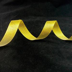 Лента парча золото 10 мм*22,85м