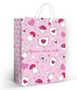 Пакет подарочный (МL) 31*22 см / 10000192