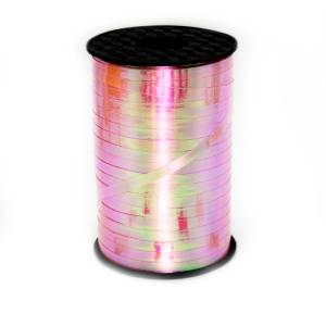 Лента голография 5 мм*400м Розовая